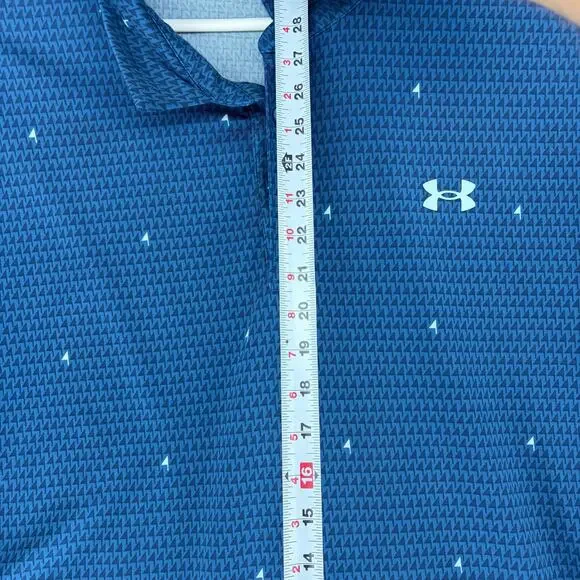 Under Armour Playoff 2.0 Polo Men's 3XL Blue Performance Golf Shirt - Picture 3 of 15